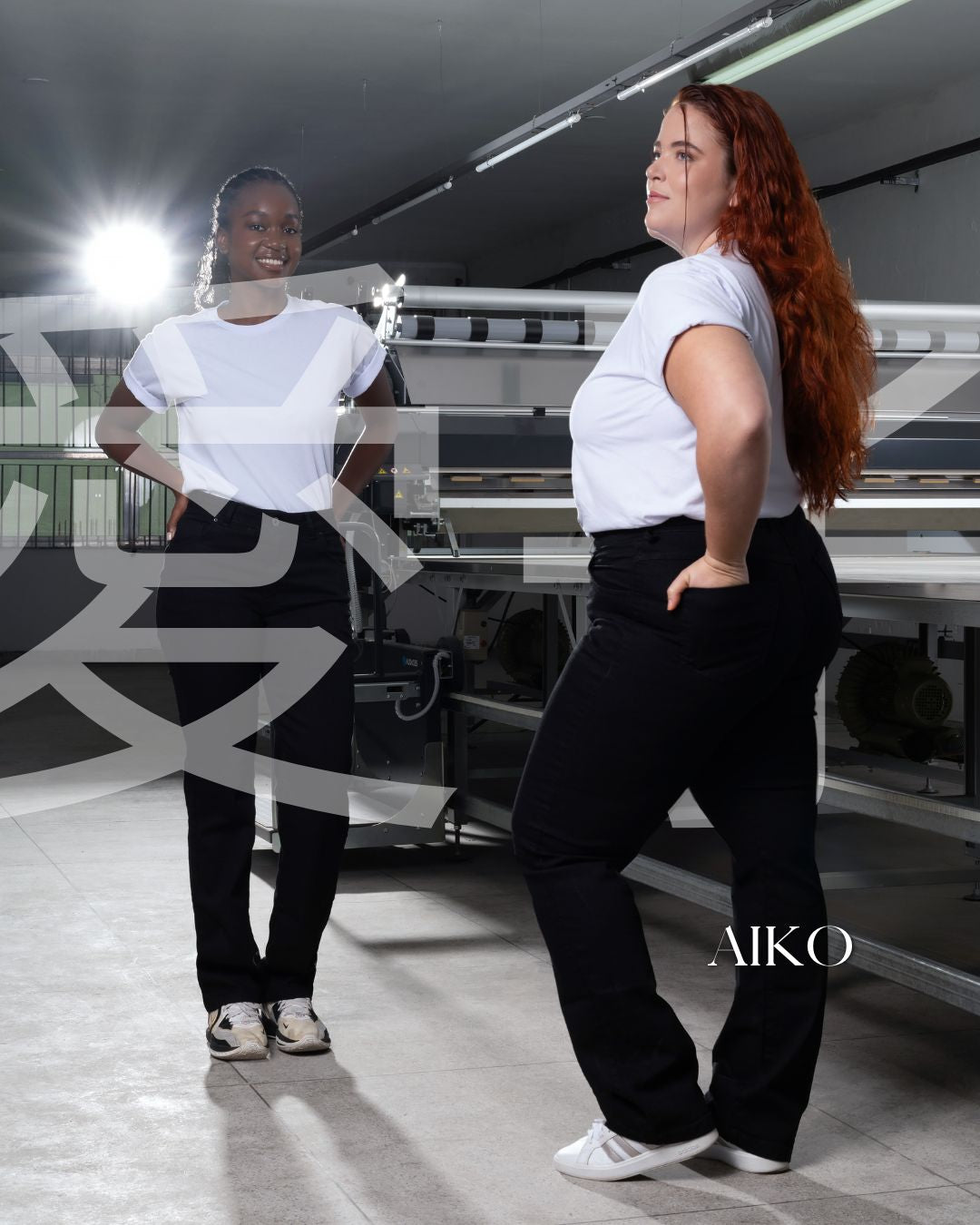 Calça Feminina Plus Size Reta Aiko - 37859