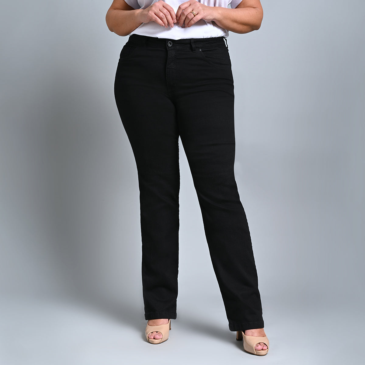 Calça Feminina Plus Size Reta Aiko - 37859