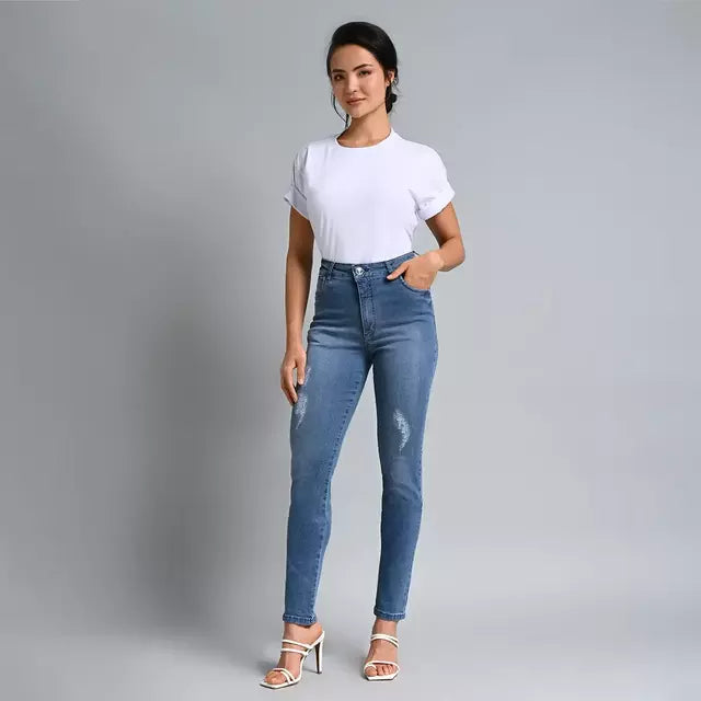 Calça Jeans Feminina Cigarrete - 37880