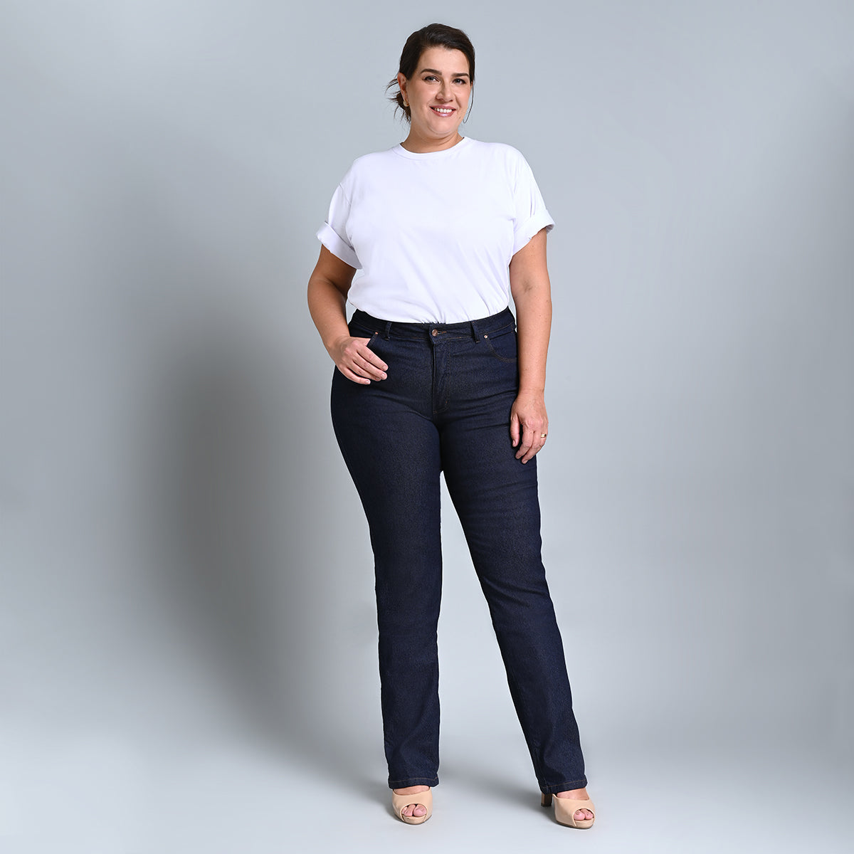 Calça Feminina Plus Size Long - 38410