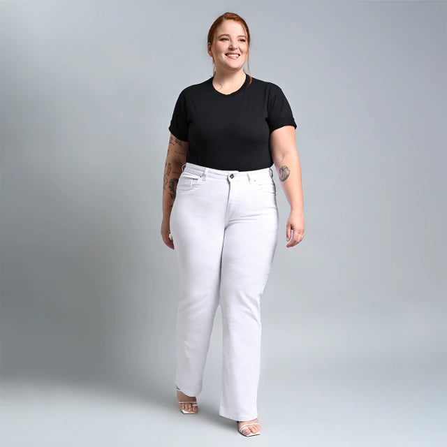 Calça Feminina Plus Size Tinto El - 38684