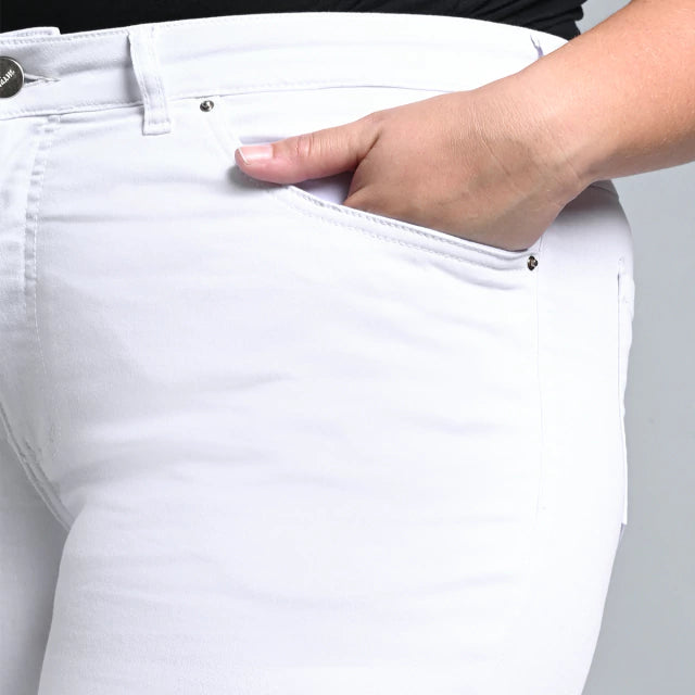 Calça Feminina Plus Size Tinto El - 38684