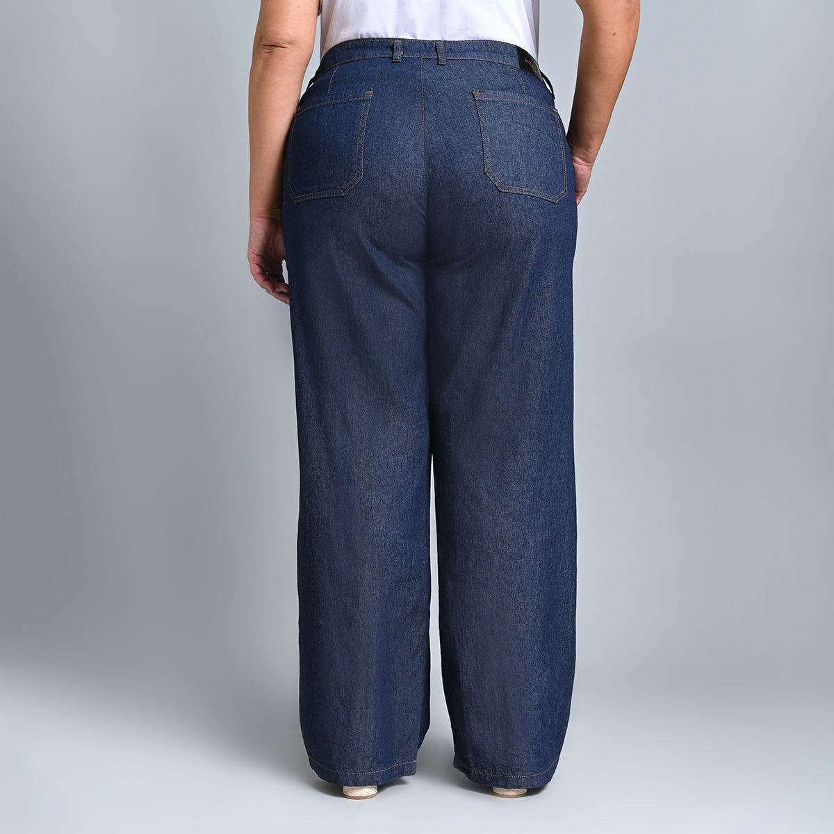 Calça Feminina Wide Leg Plus Size - 39036