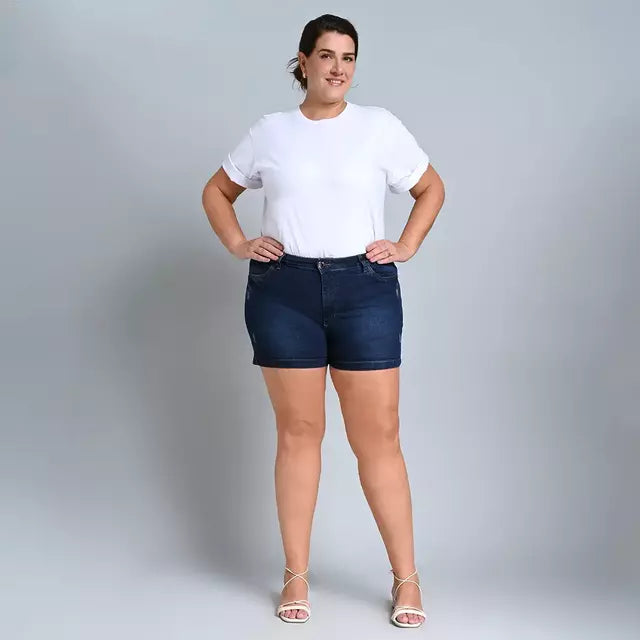 Shorts Feminino Plus Size El - 39087