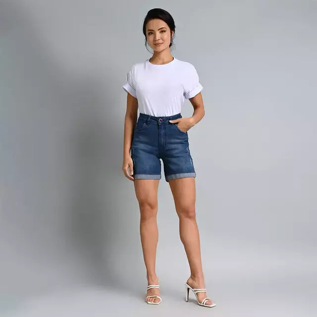 Bermuda Feminina Meia Coxa Regular - 39132