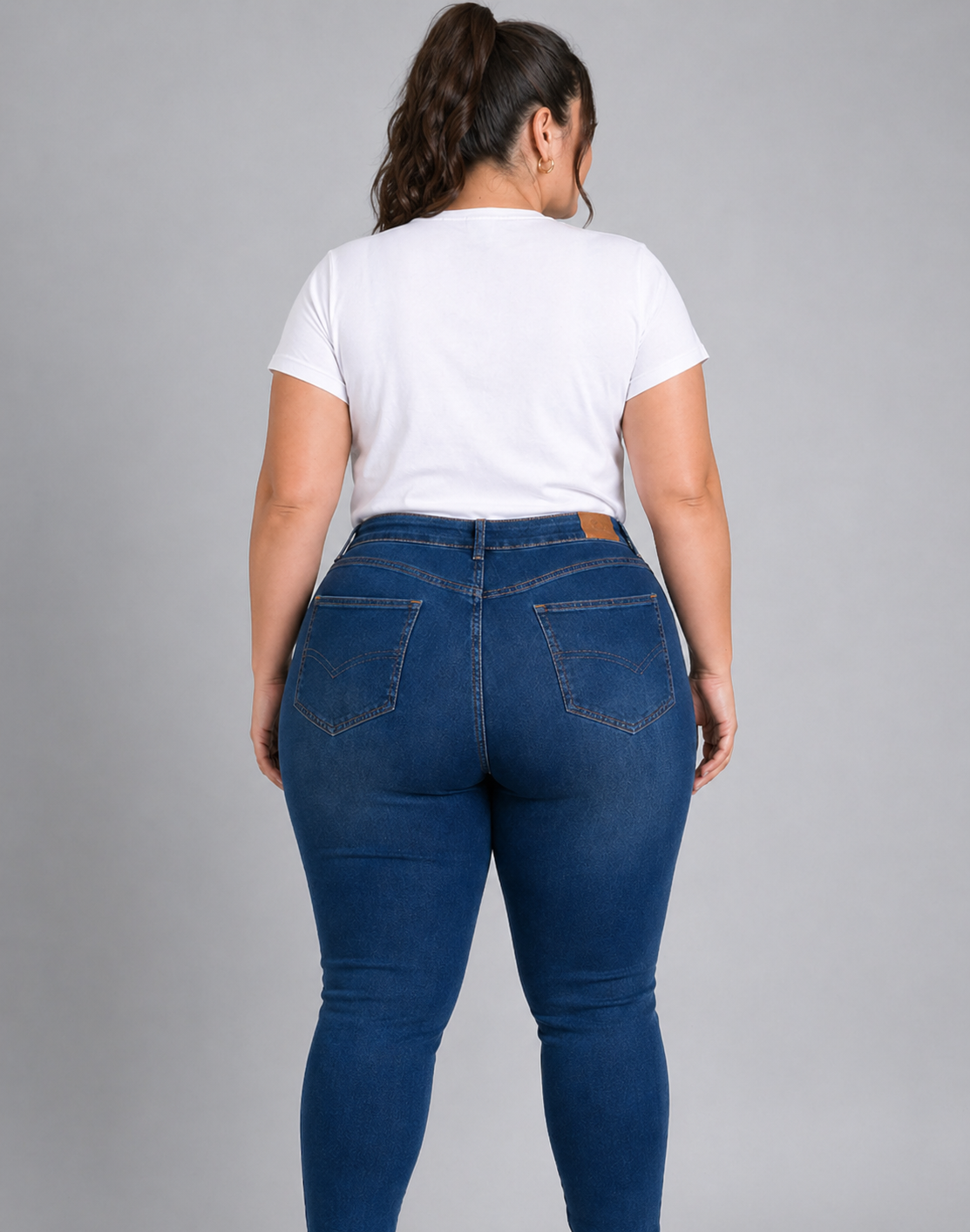 Calça Cigarrete Jeans Plus Size - 39162