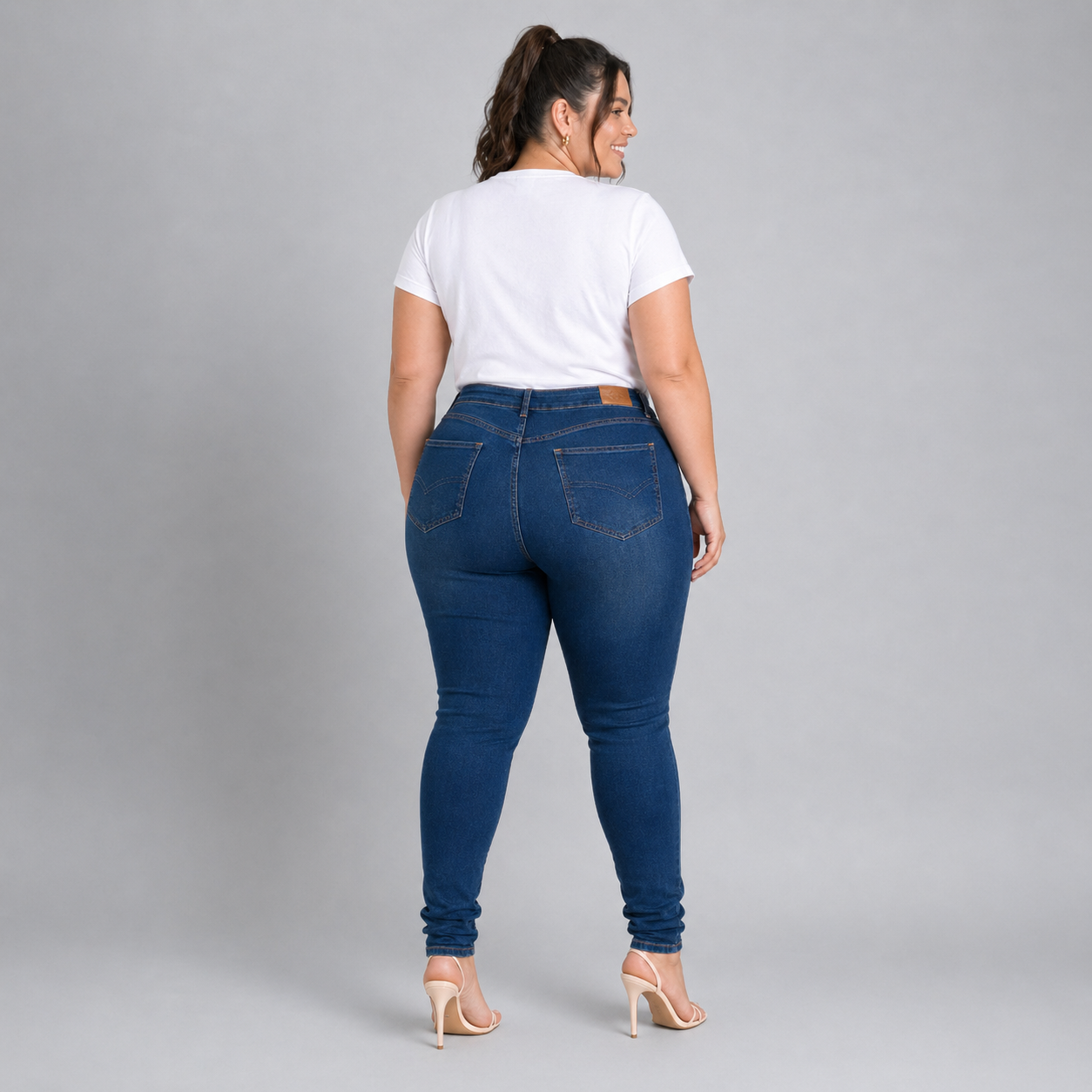 Calça Cigarrete Jeans Plus Size - 39162