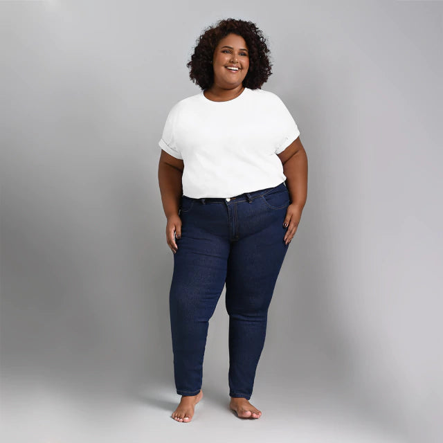 Cigarrete Jeans Plus Size - 39208