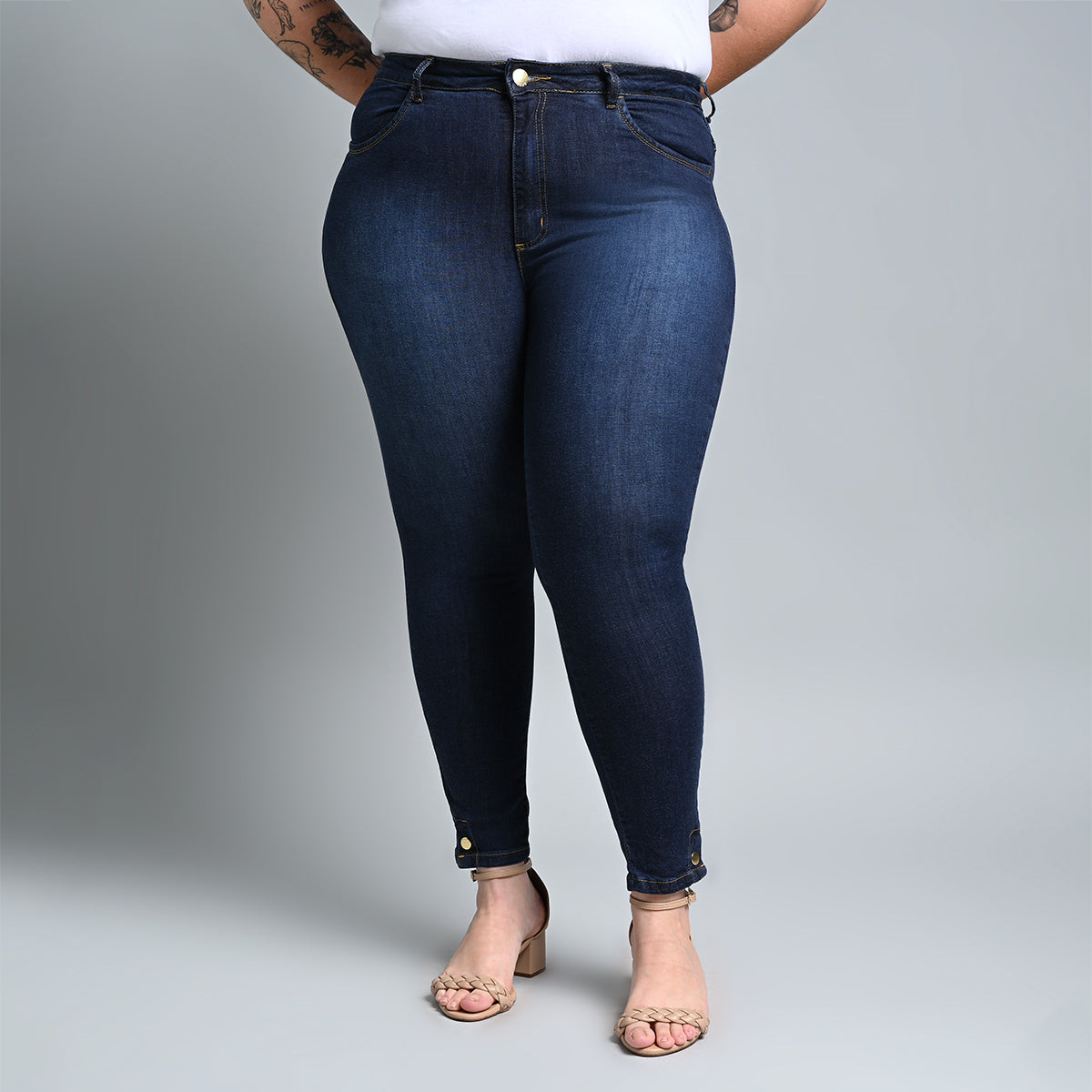 Cigarrete Midi Plus Size El - 39232