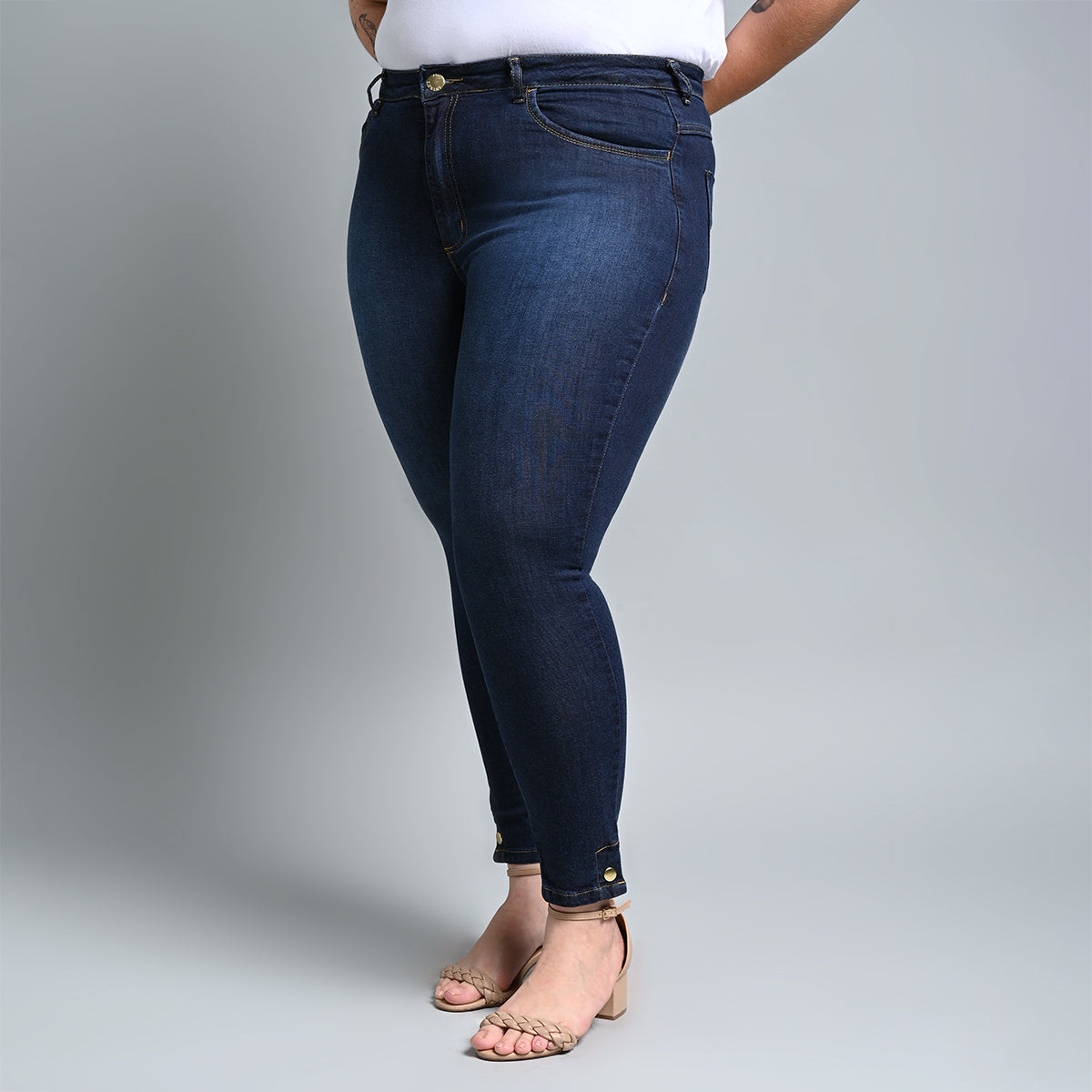 Cigarrete Midi Plus Size El - 39232