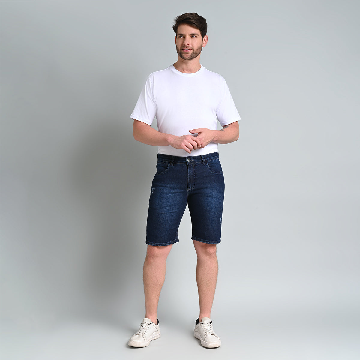 Bermuda Jeans Masculina Reta - 39244