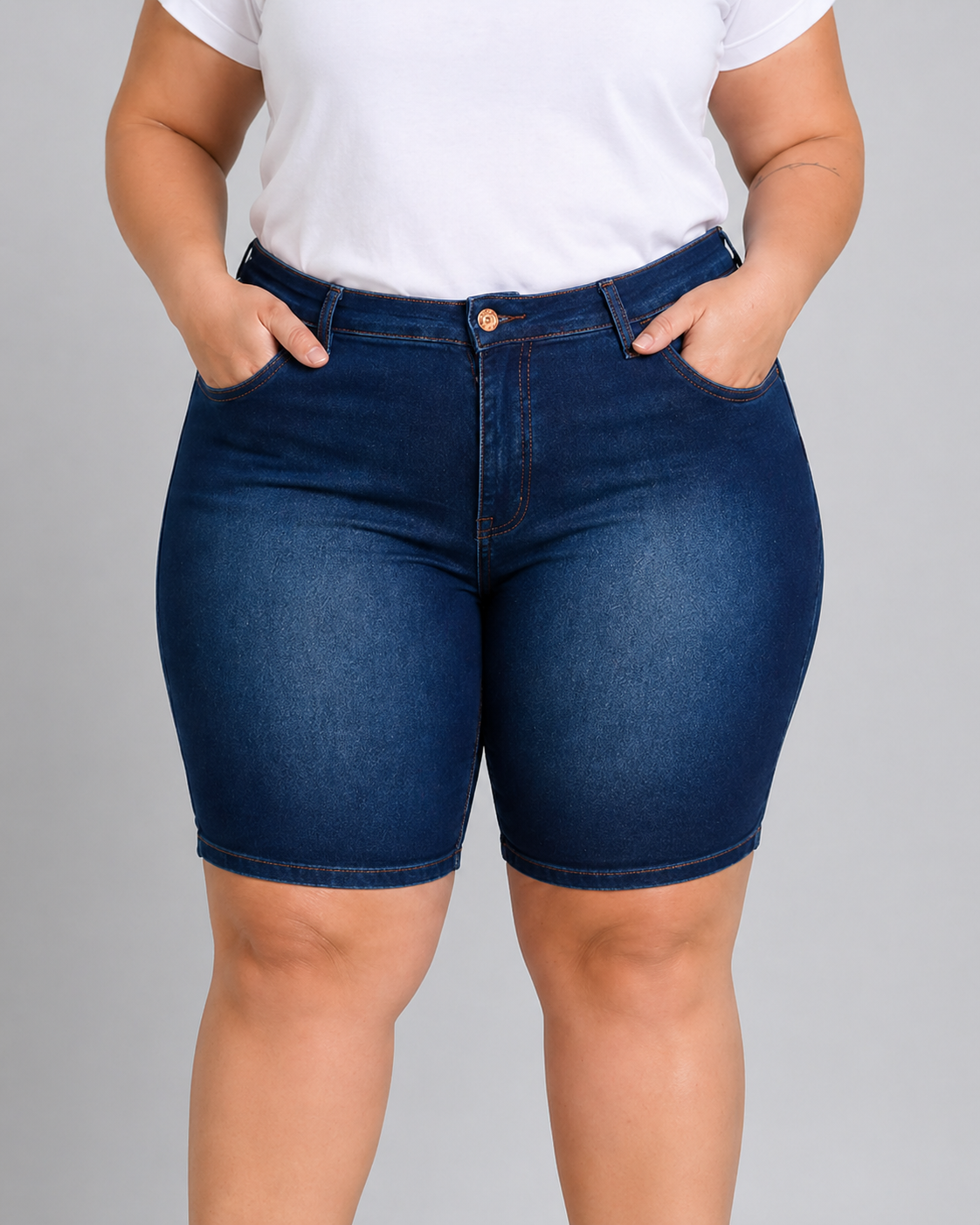 Bermuda Feminina Ciclista Plus Size El - 39255