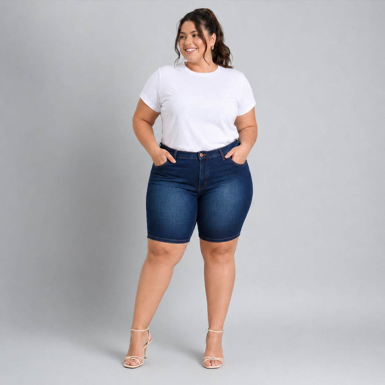 Bermuda Feminina Ciclista Plus Size El - 39255