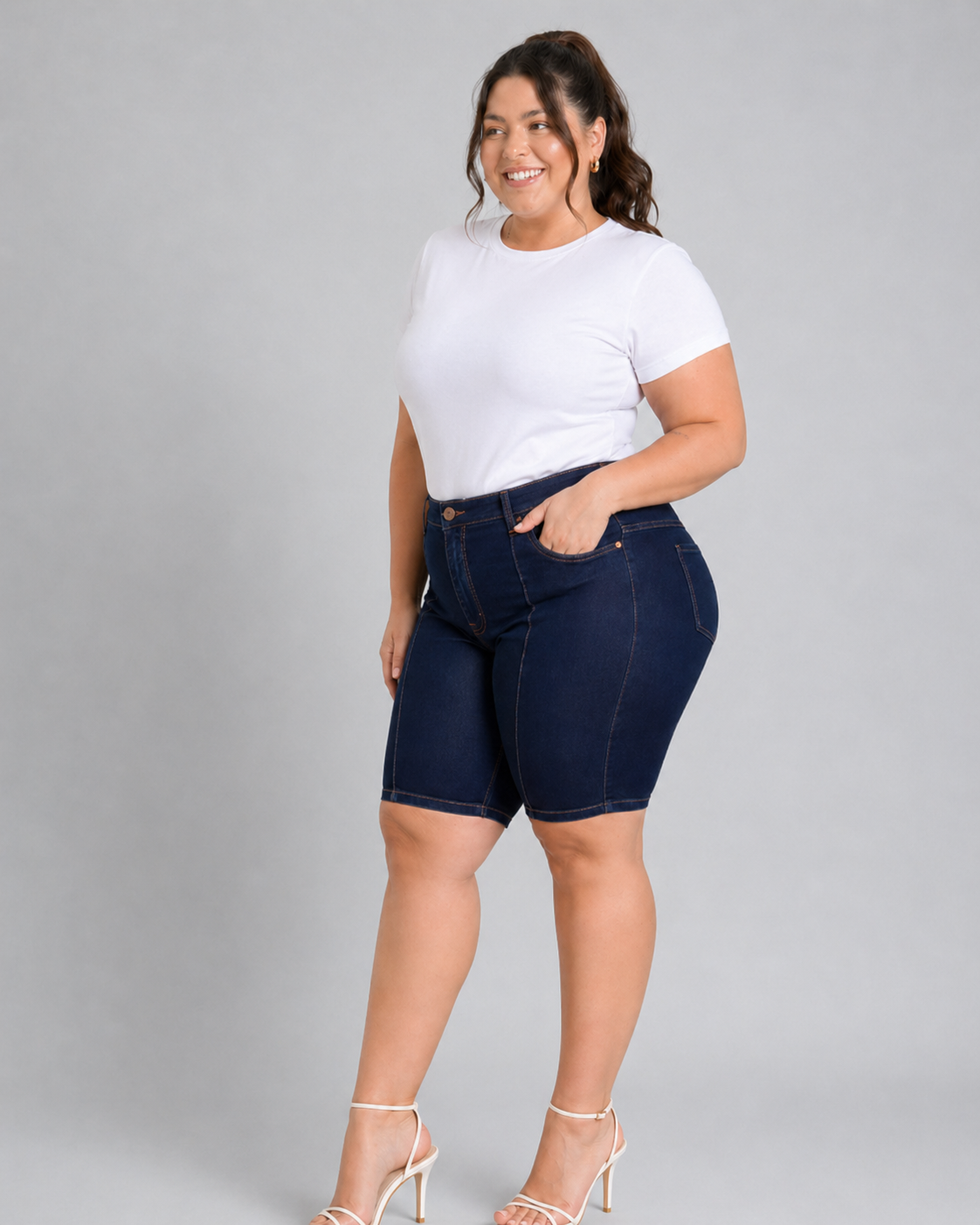 Bermuda Feminina Pedal Plus Size El - 39260