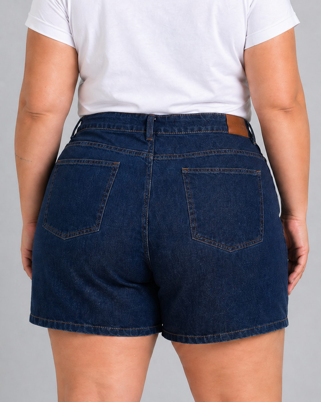 Bermuda Feminina Meia Coxa Plus Size - 39278