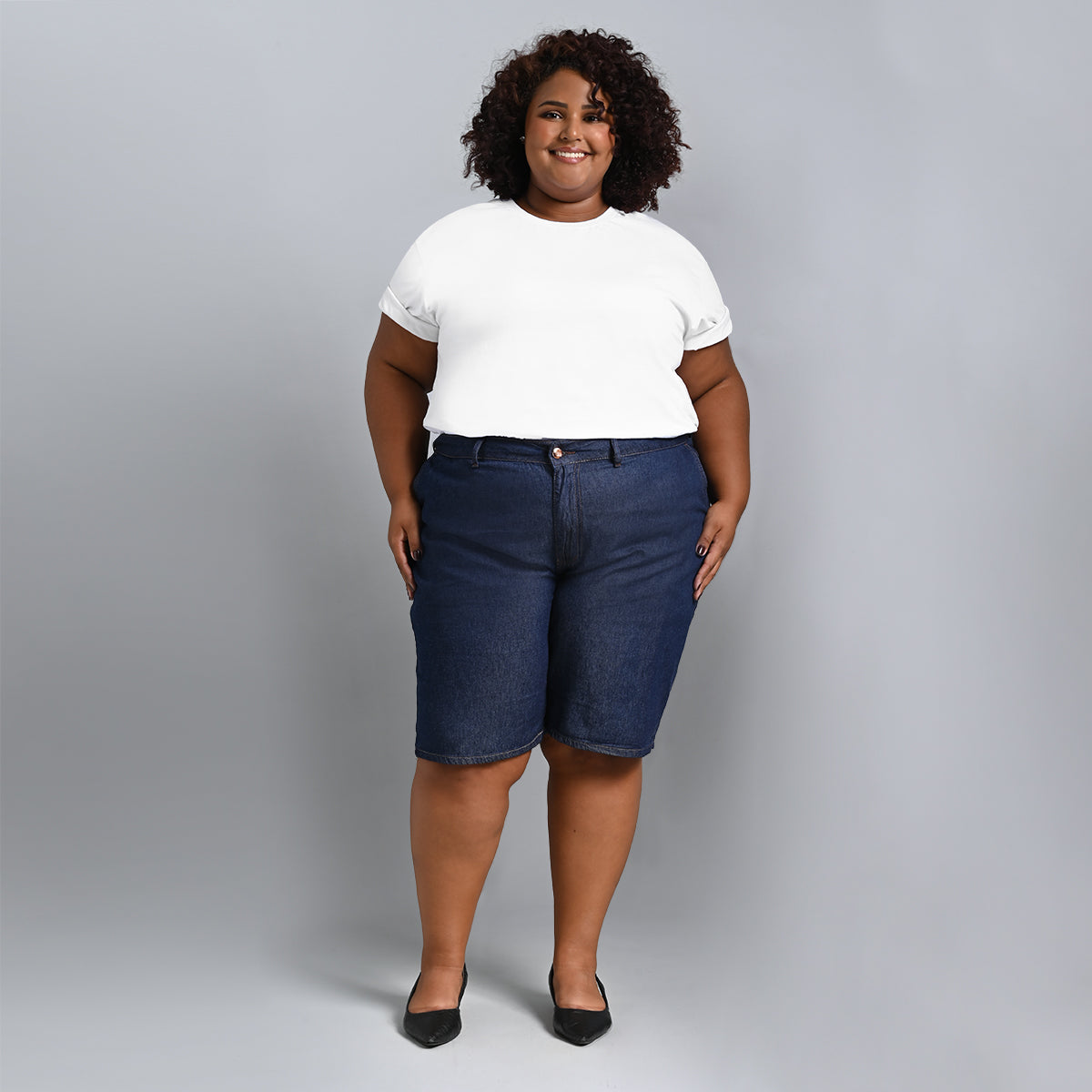 Bermuda Feminina Pedal Plus Size - 39279