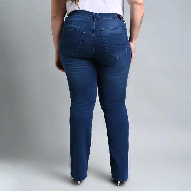 Calça Feminina Reta Plus Size El - 39340