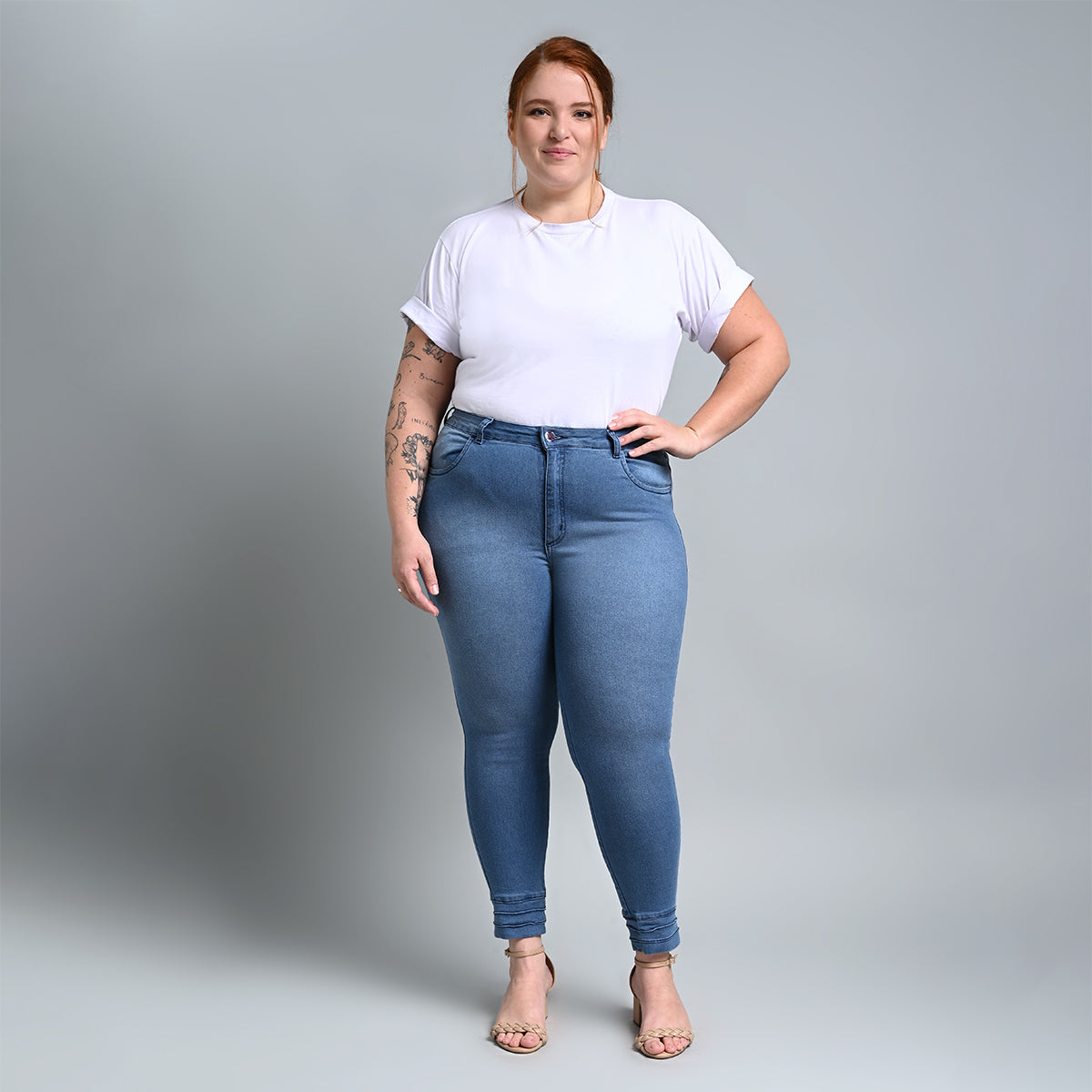 Cigarrete Midi Plus Size El - 39342