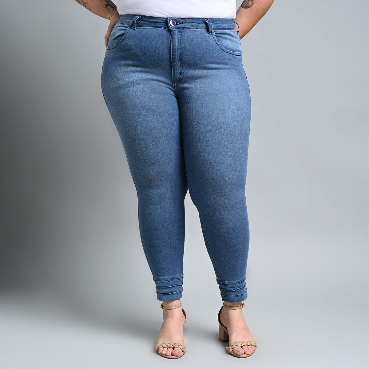 Cigarrete Midi Plus Size El - 39342