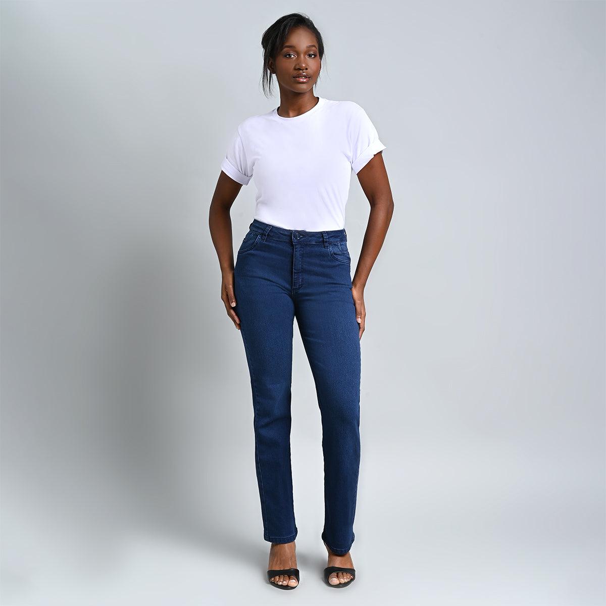 Calça Feminina Reta Regular EL - 39356