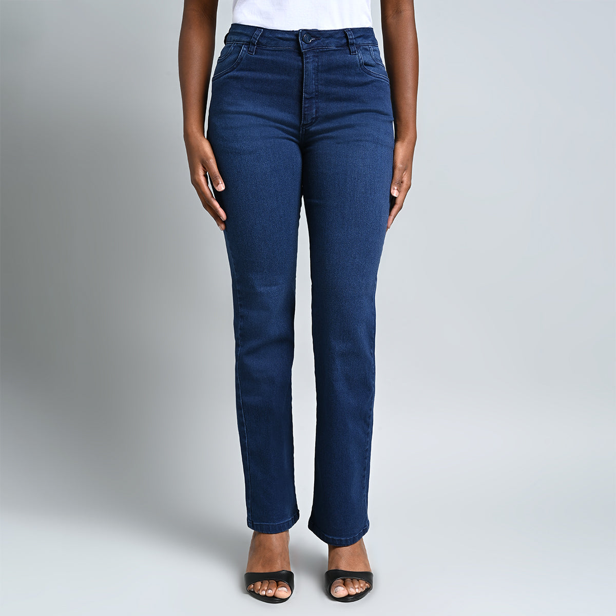 Calça Feminina Reta Regular EL - 39356