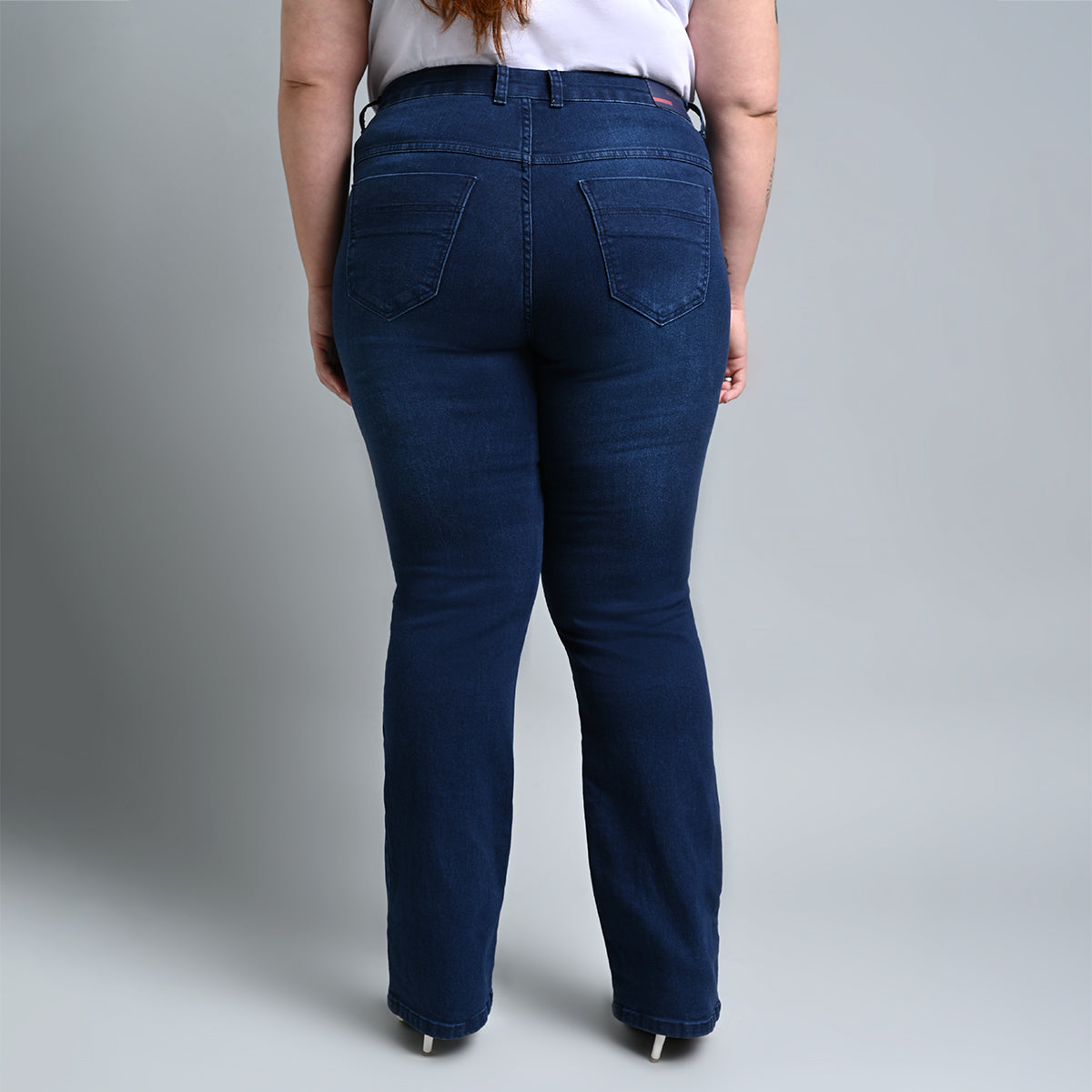 Calça Feminina Reta Plus Size EL - 39357