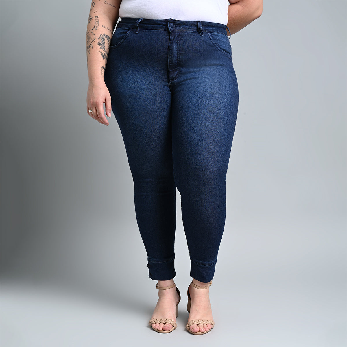 Cigarrete Midi Plus Size El - 39361