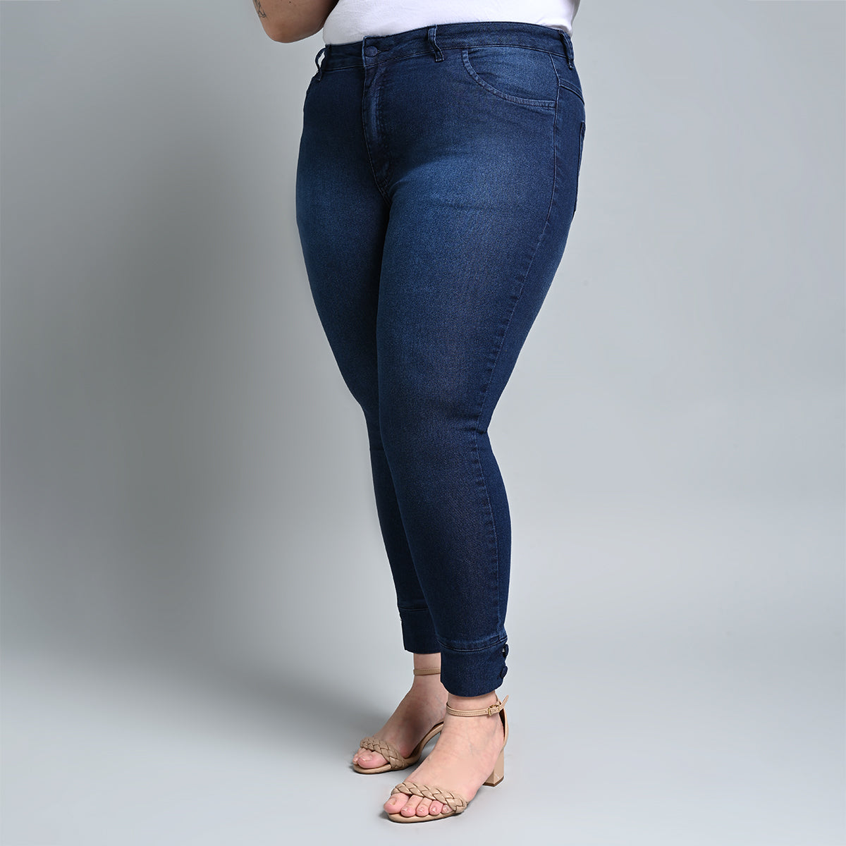 Cigarrete Midi Plus Size El - 39361