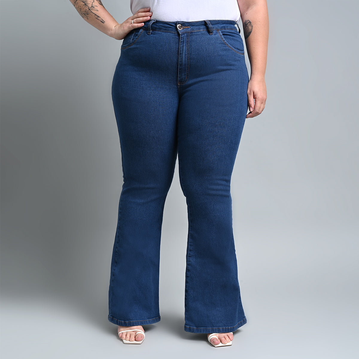 Calça Feminina Flare Plus Size El - 39366