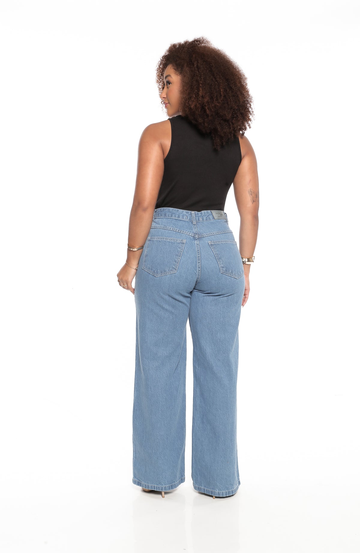 Calça Feminina Wide Leg Regular - 39481