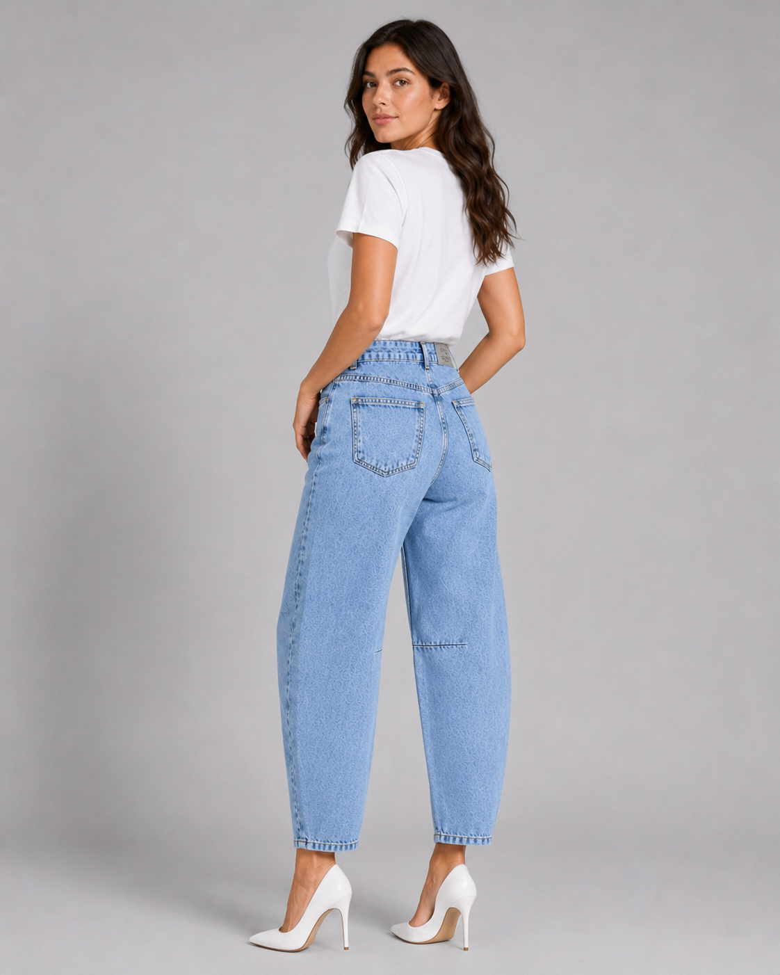 Calça Feminina Barrel Regular - 39458