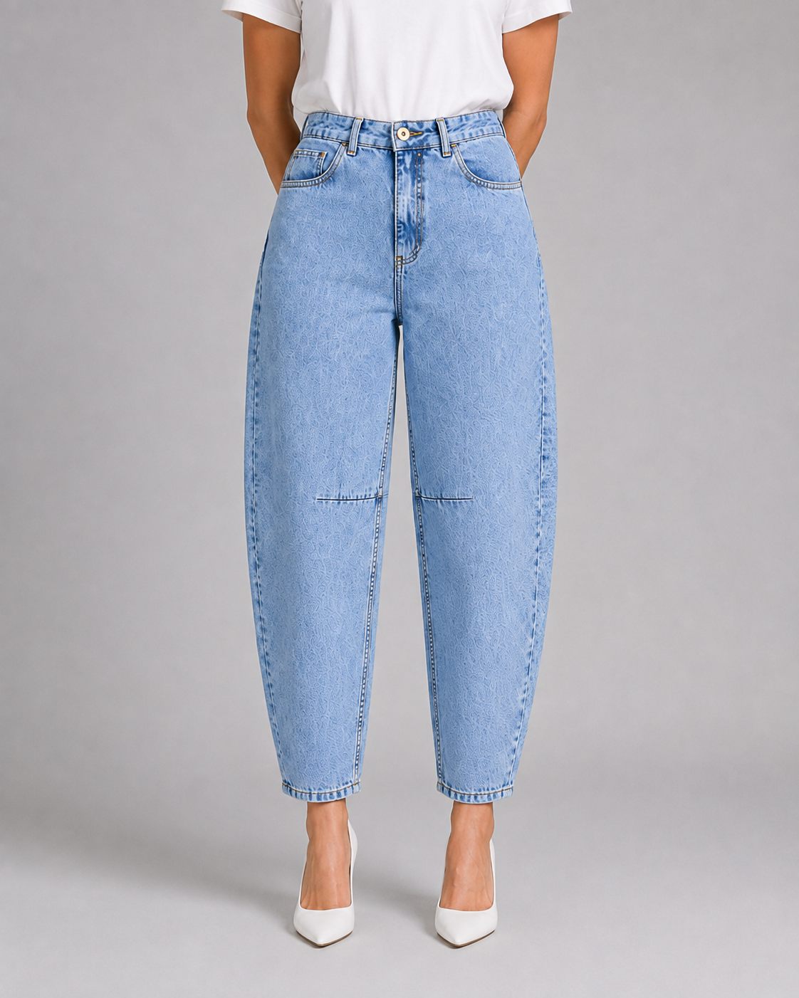 Calça Feminina Barrel Regular - 39458