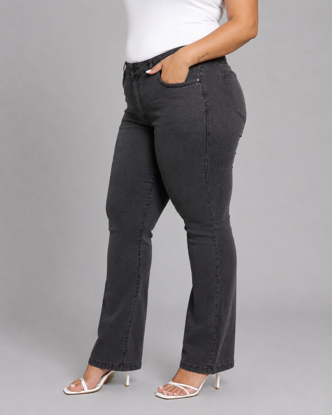 Calca Feminina Reta Plus Size El - 39433