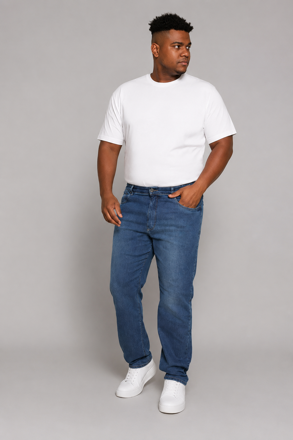 Calça Masculina Reta Plus Size El - 39464