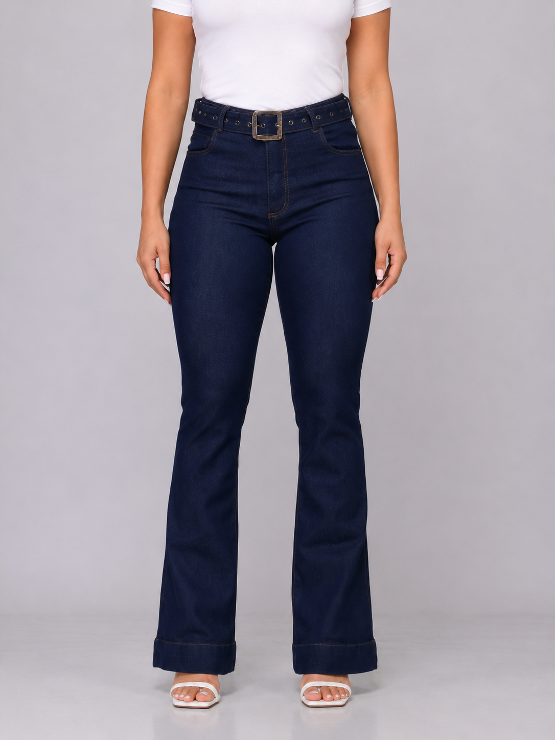 Calça Jeans Feminina Flare - 37761