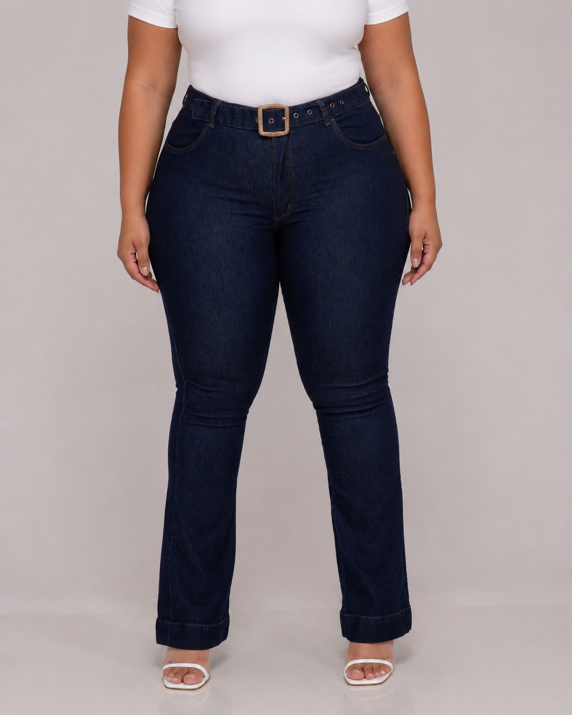 Calça Flare Plus Size - 37945