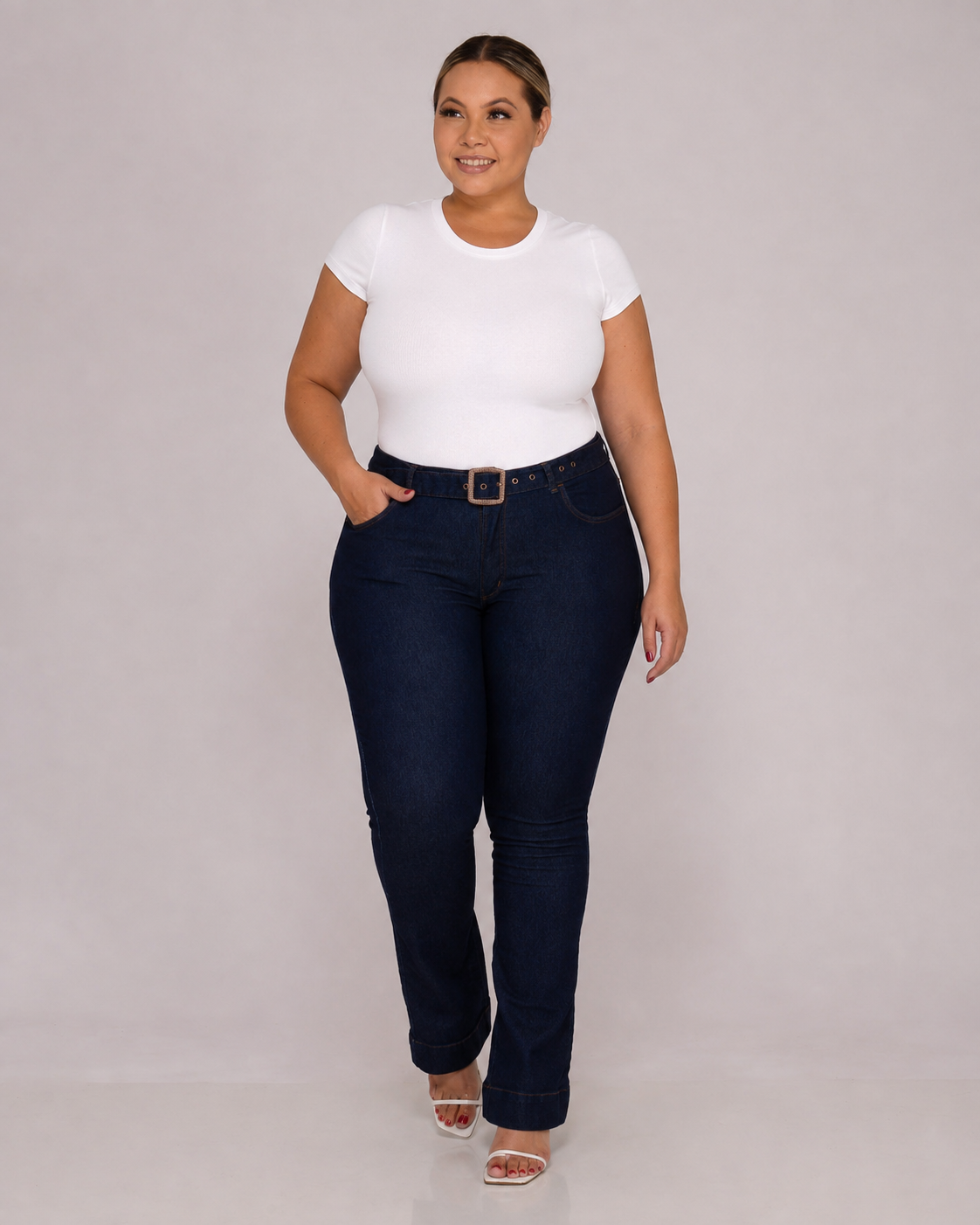 Calça Flare Plus Size - 37945