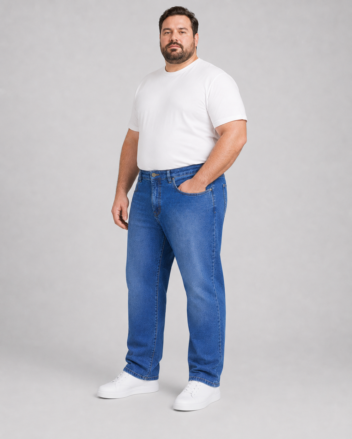 Calça Masculina Reta Plus Size El - 39471