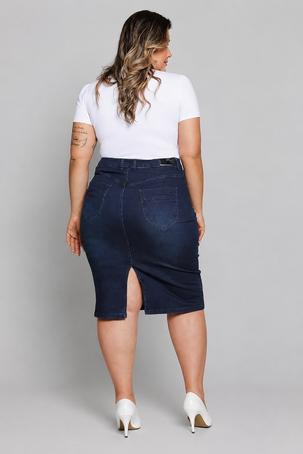 Saia Secretaria Plus Size El - 39450