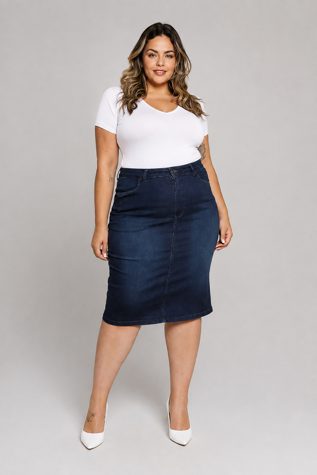 Saia Secretaria Plus Size El - 39450