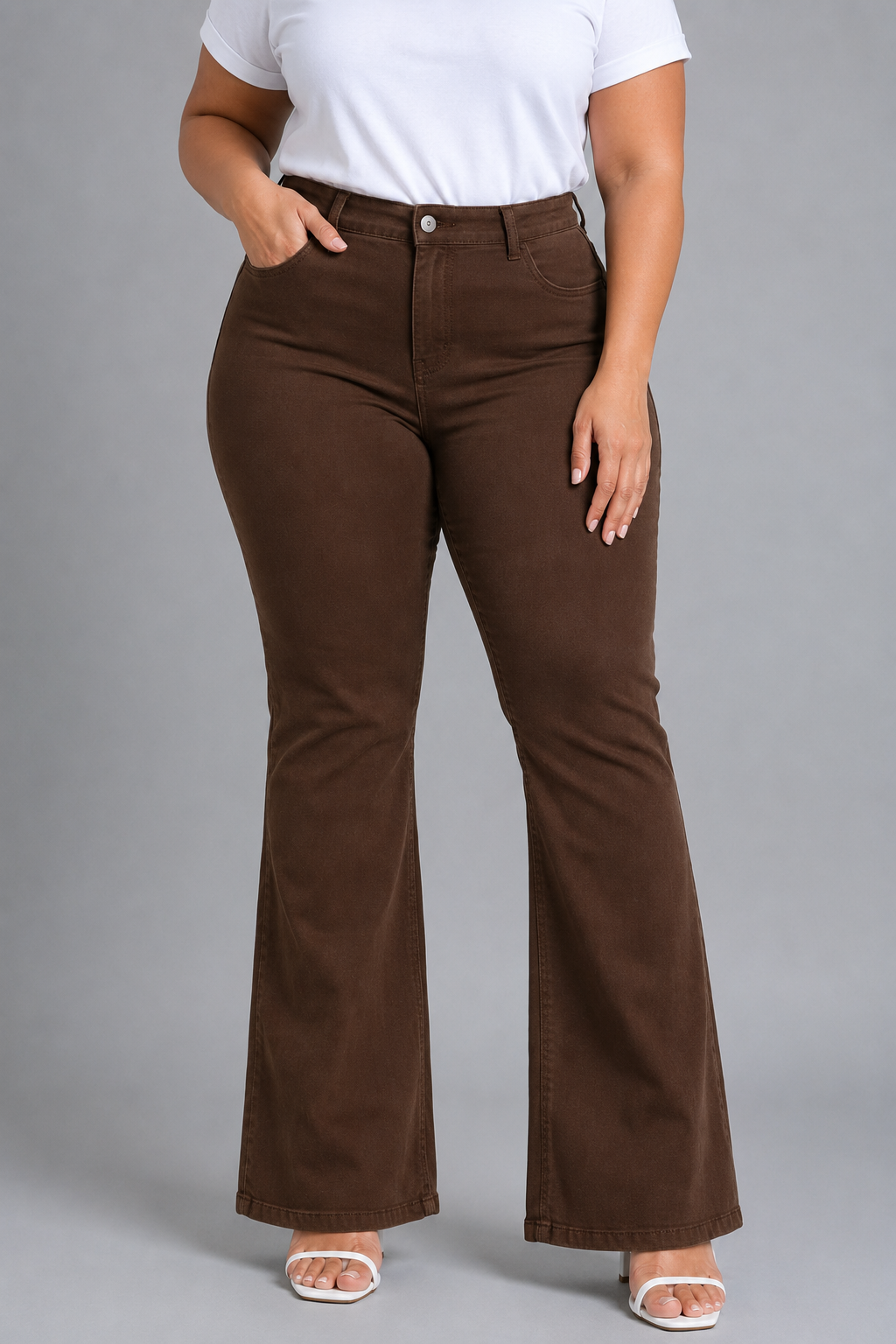 Calça Flare Plus Size El - 39446