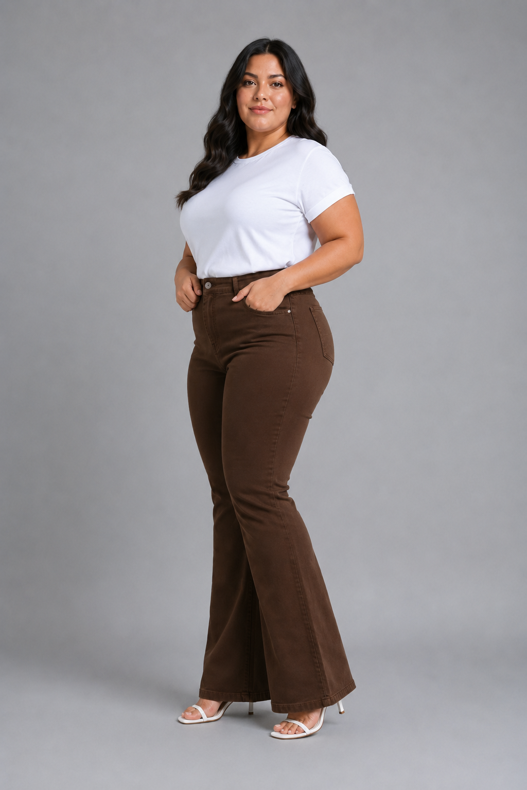 Calça Flare Plus Size El - 39446