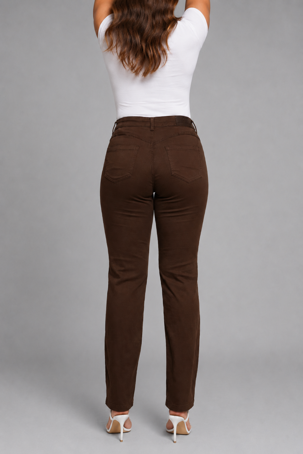 Calca Feminina Reta Regular Tinto El - 39445