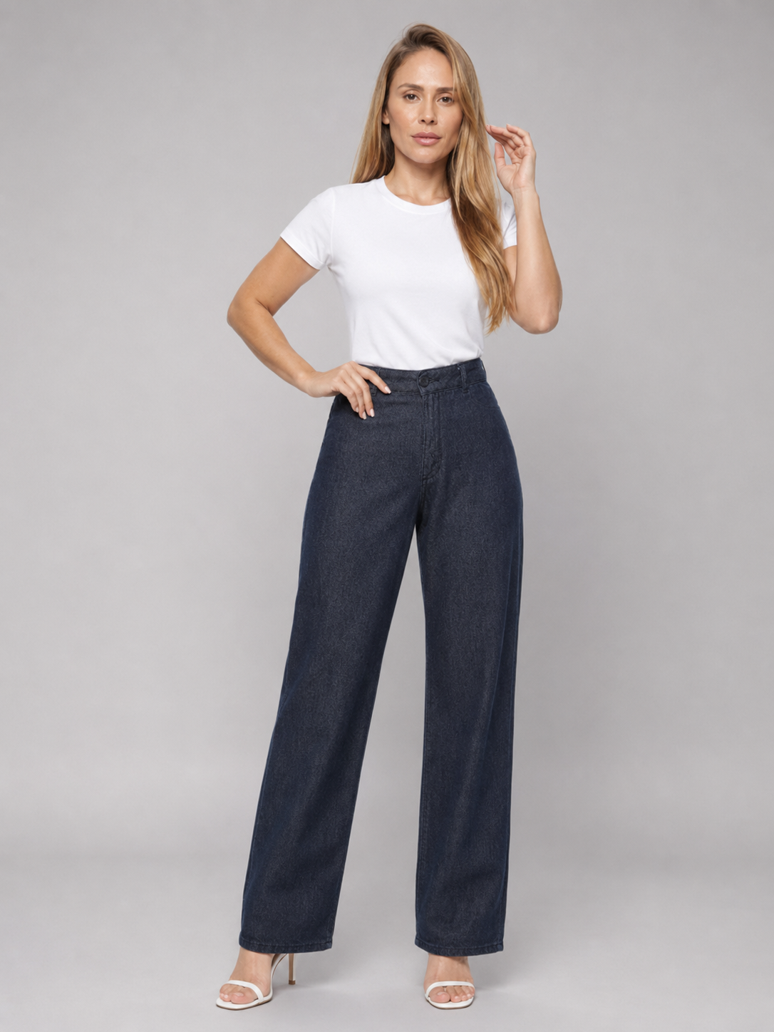 Calça Feminina Wide Leg Regular - 39316