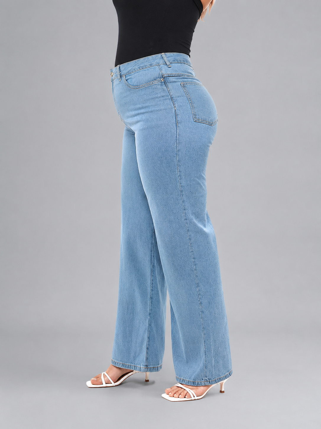 Calça Wide Leg Plus Size - 39423