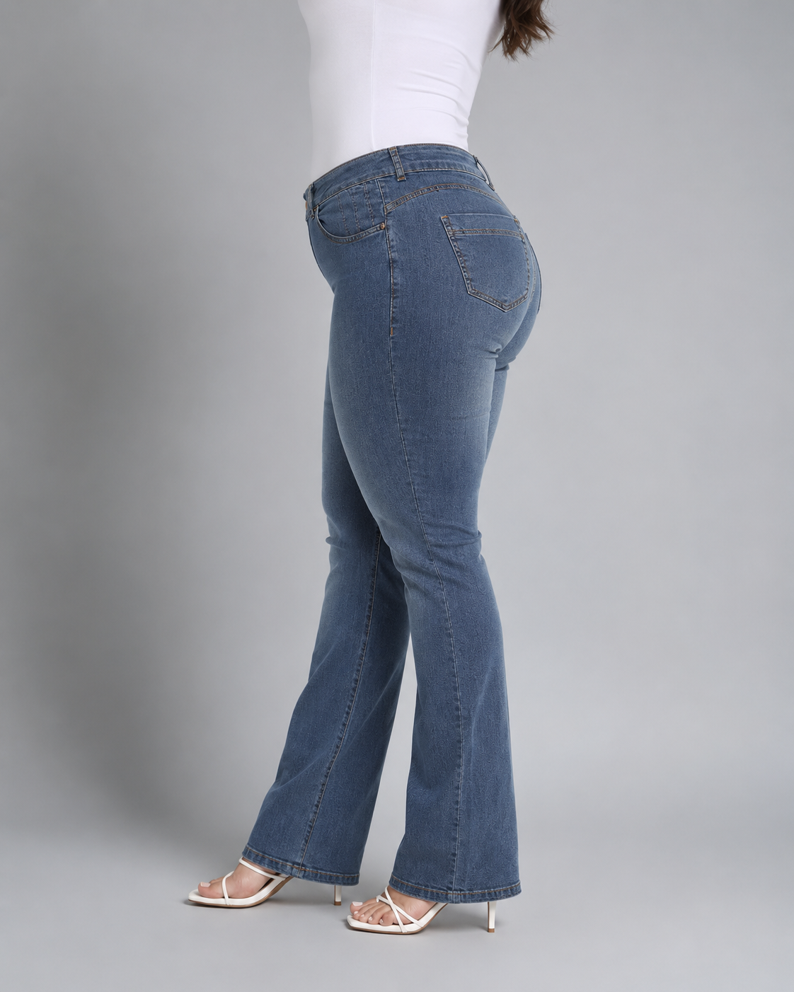 Calça Reta Plus Size - 39414