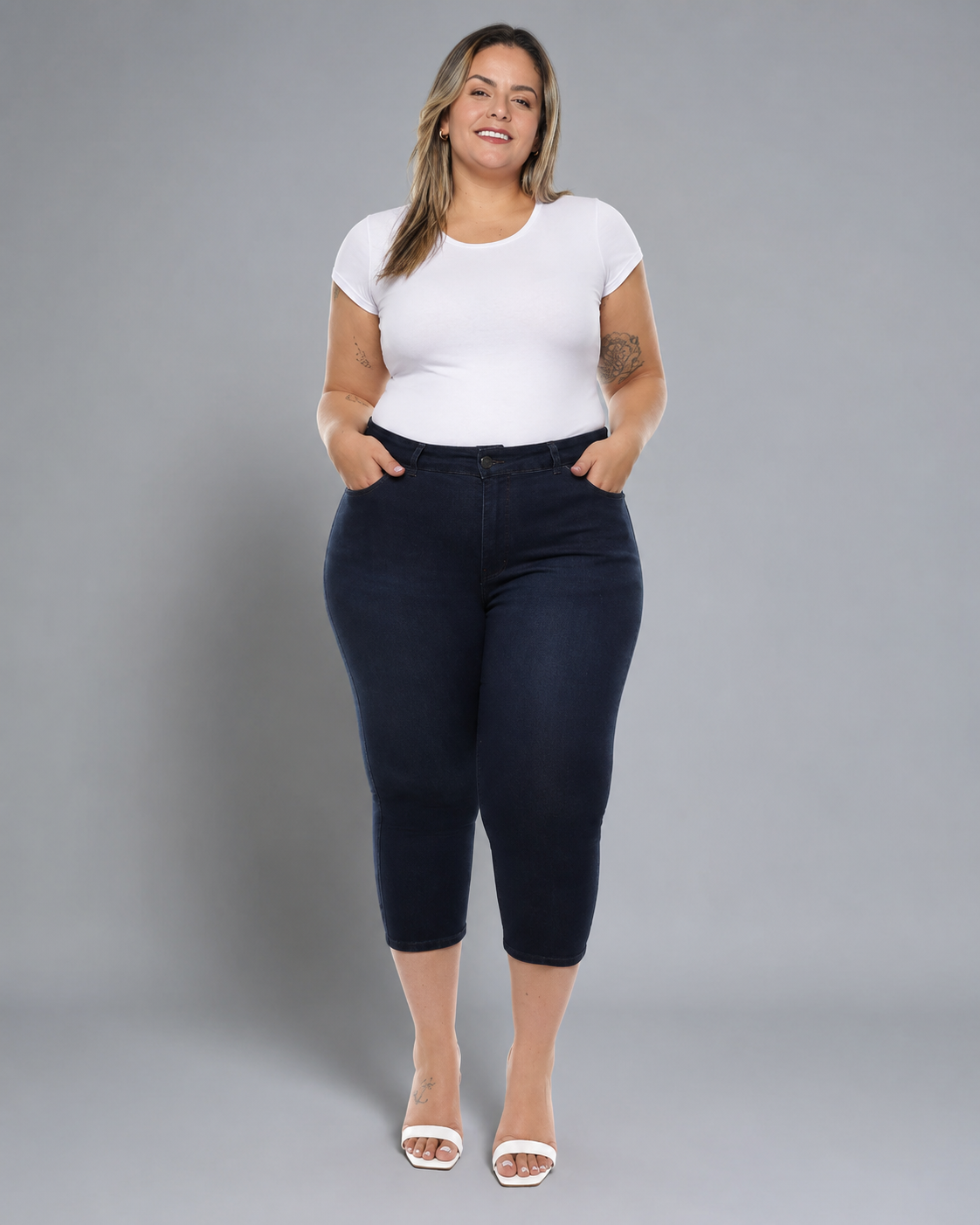 Calça Capri Plus Size El - 39399