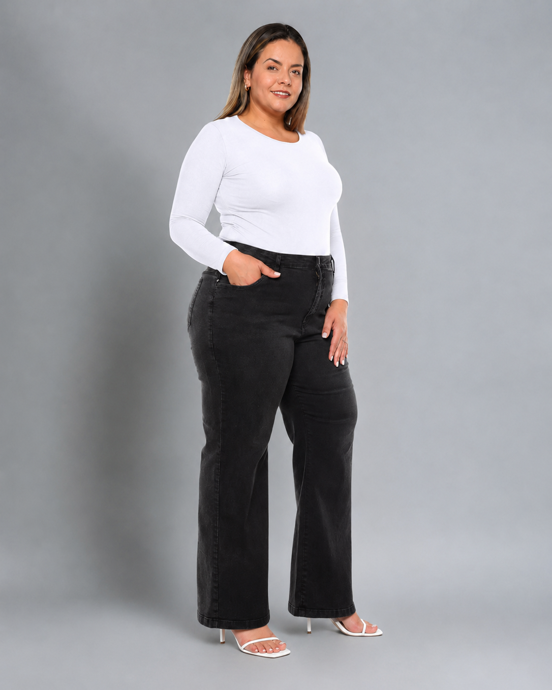 Calça Wide Leg Plus Size El - 39411