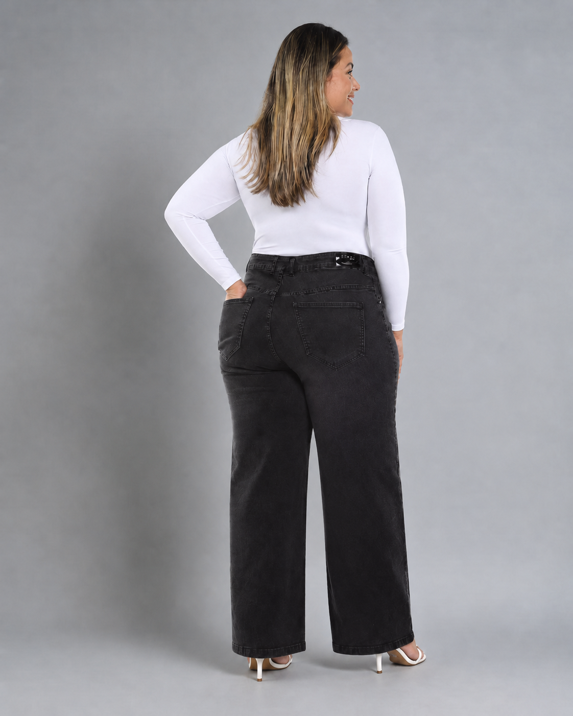Calça Wide Leg Plus Size El - 39411