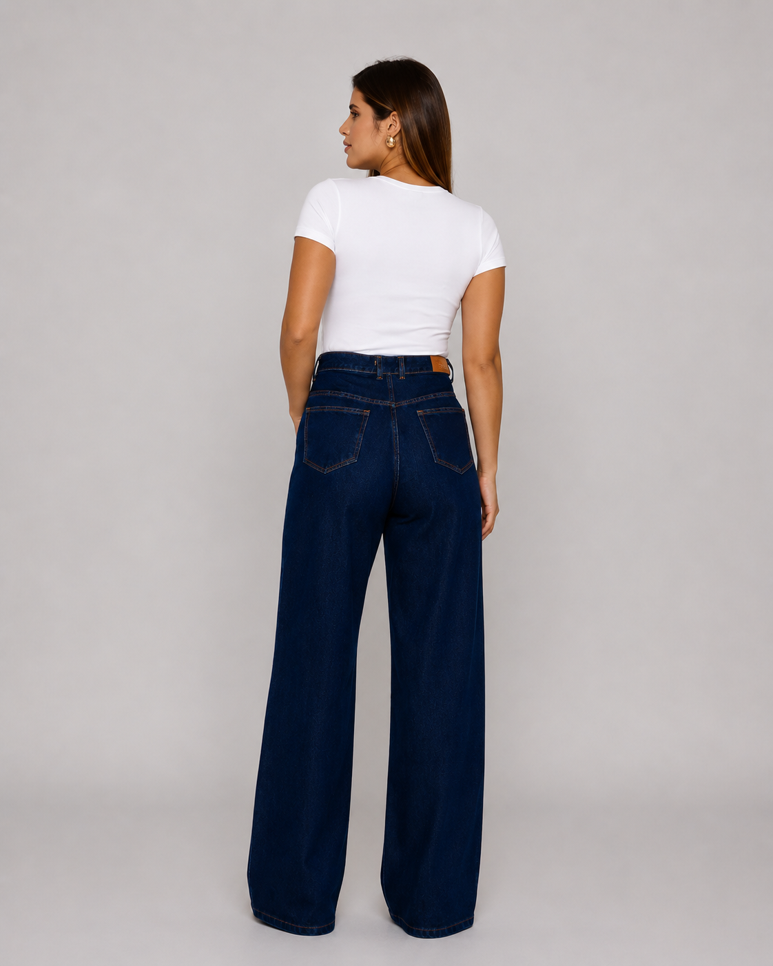 Calca Fem Wide Leg Regular - 39013